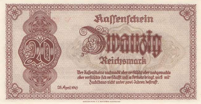 20 Mark 28.04.1945